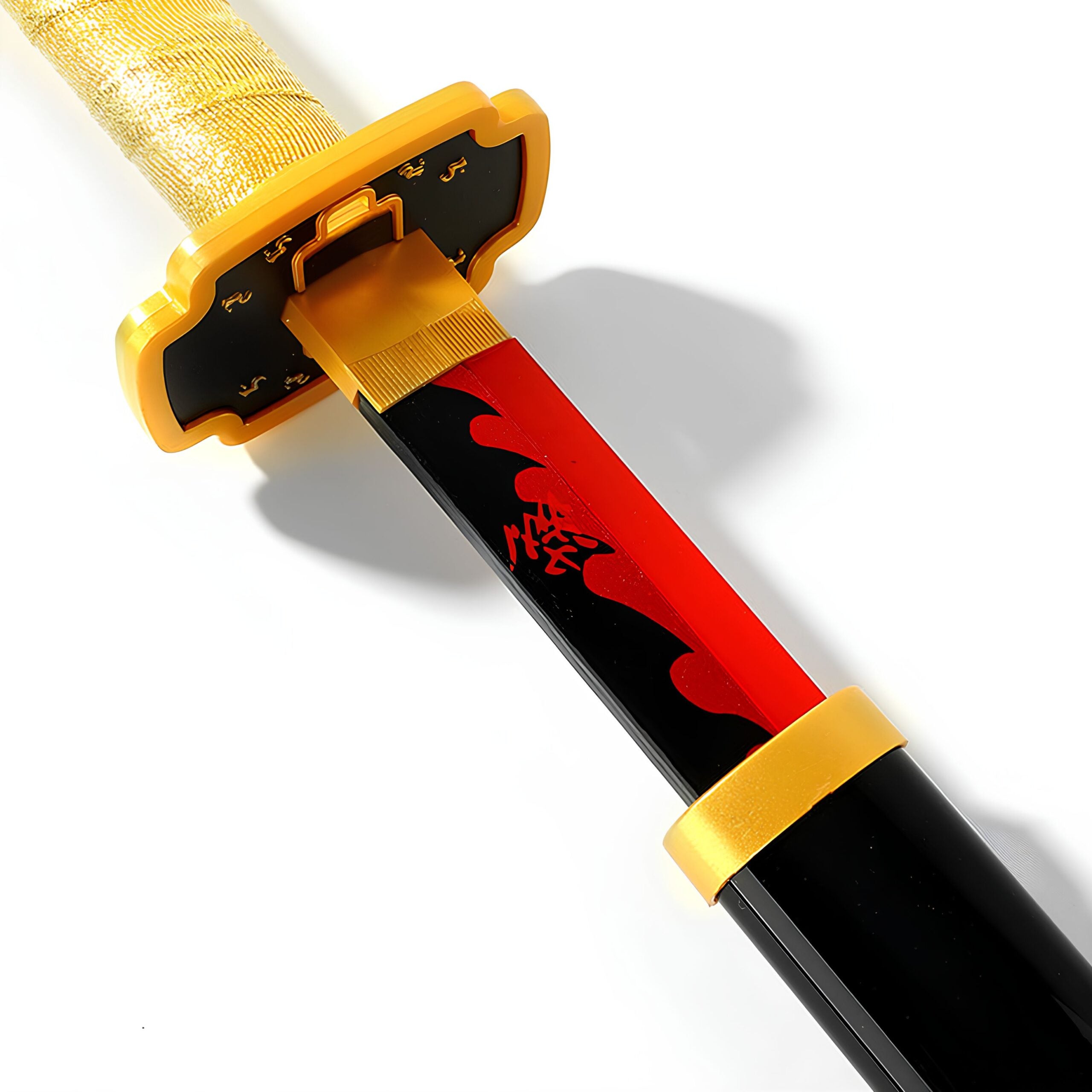 *LED* Demon Slayer Yoriichi Tsugikuni iconic Cosplay Replica Premium Life Size Led Wooden Katana [104 CM] || DEMON SLAYER