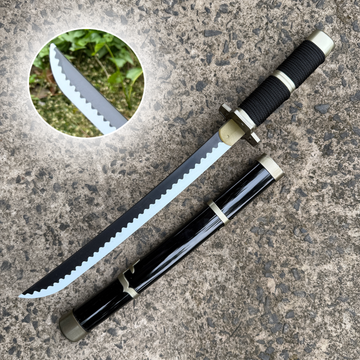 Roronoa Zoro Yubashiri Cosplay Replica Medium Size Wooden Katana With FREE Stand [42 CM] || ONE PIECE