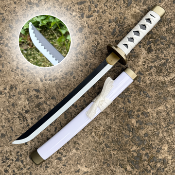 Roronoa Zoro Wado Ichimonji Cosplay Replica Medium Size Wooden Katana With FREE Stand [42 CM] || ONE PIECE