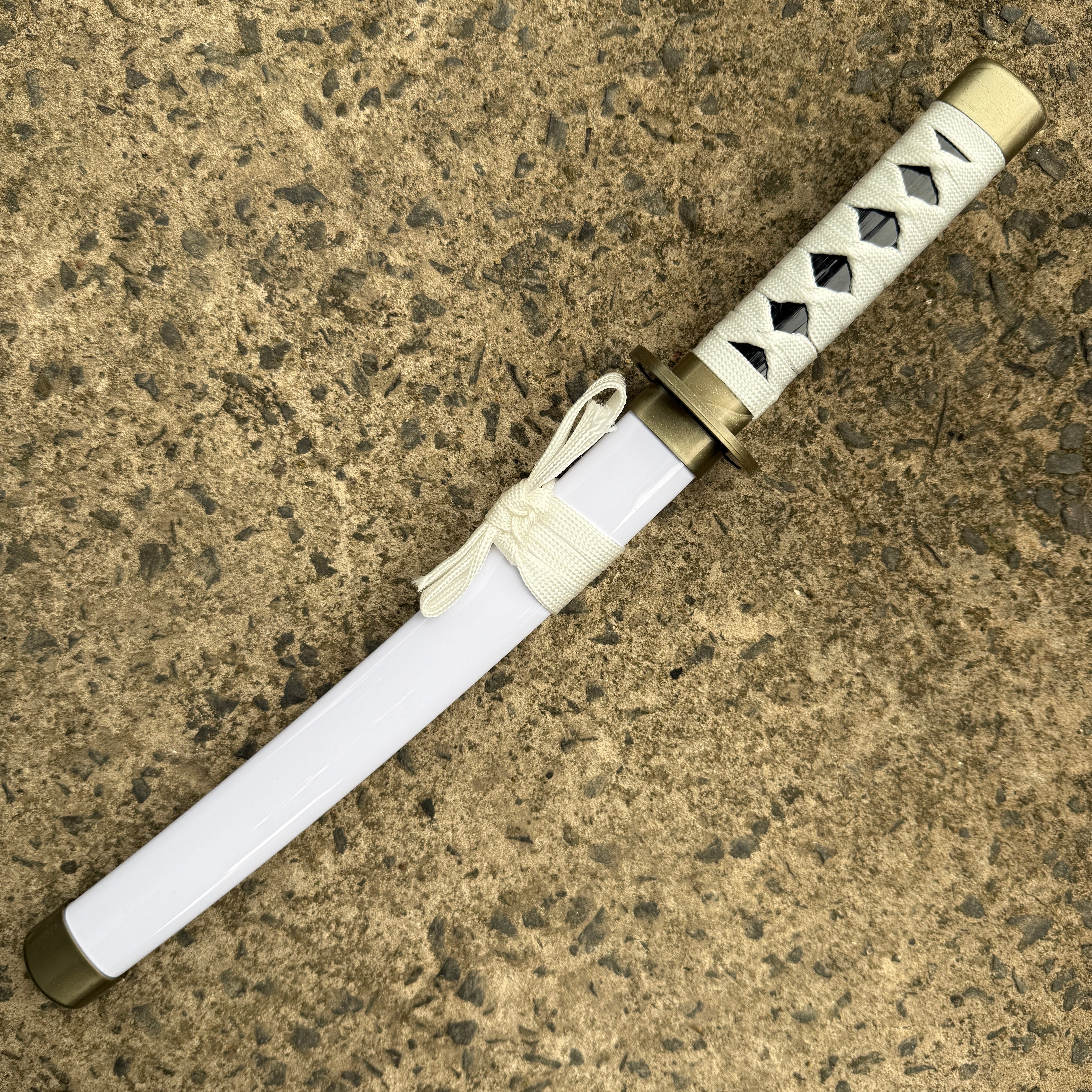 Roronoa Zoro Wado Ichimonji Cosplay Replica Medium Size Wooden Katana With FREE Stand [42 CM] || ONE PIECE