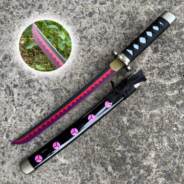 Roronoa Zoro Shusui Cosplay Replica Medium Size Wooden Katana With FREE Stand [42 CM] || ONE PIECE