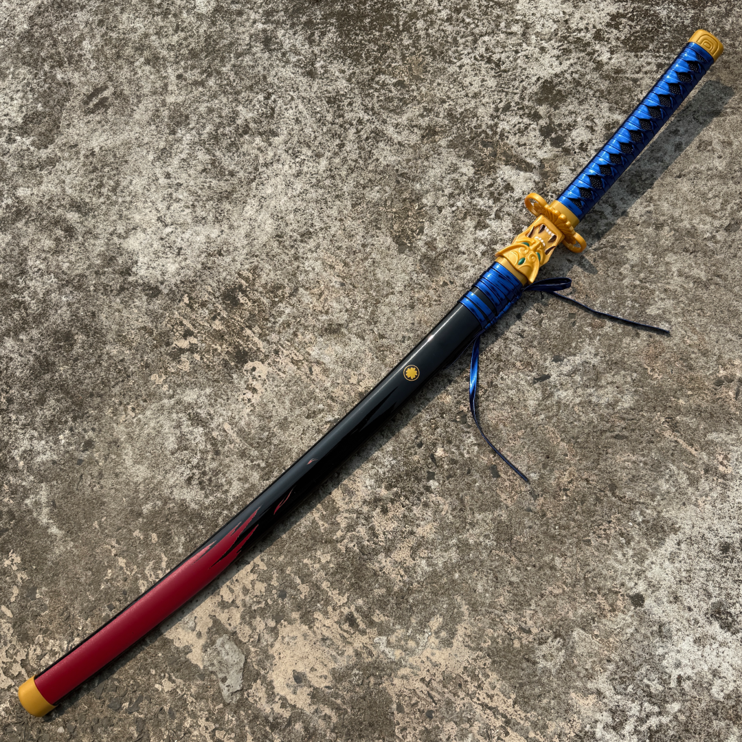 Valorant Oni Black 108CM – Premium Cosplay Replica Premium Life Size Wooden Katana [104 CM] || VALORANT