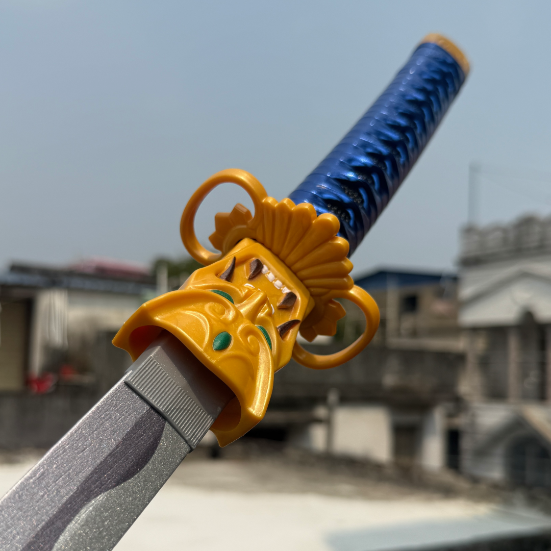 Valorant Oni Black 108CM – Premium Cosplay Replica Premium Life Size Wooden Katana [104 CM] || VALORANT