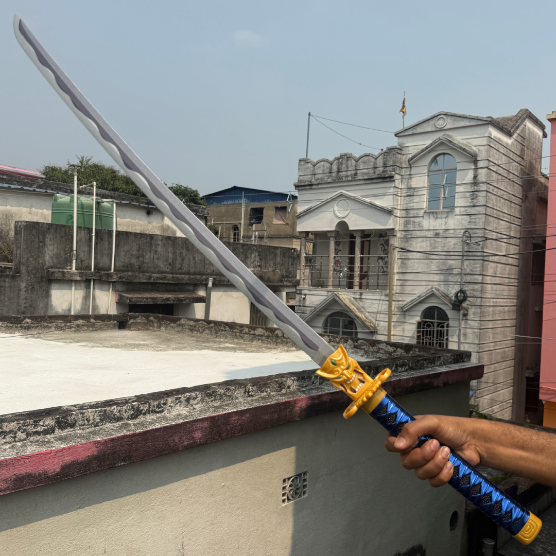 Valorant Oni Black 108CM – Premium Cosplay Replica Premium Life Size Wooden Katana [104 CM] || VALORANT