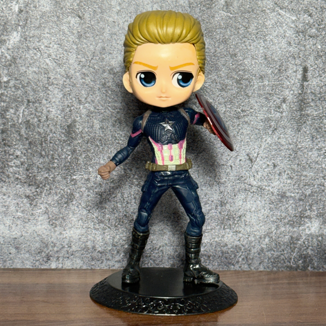 Unmasked Captain America Q Posket Figure || MARVEL