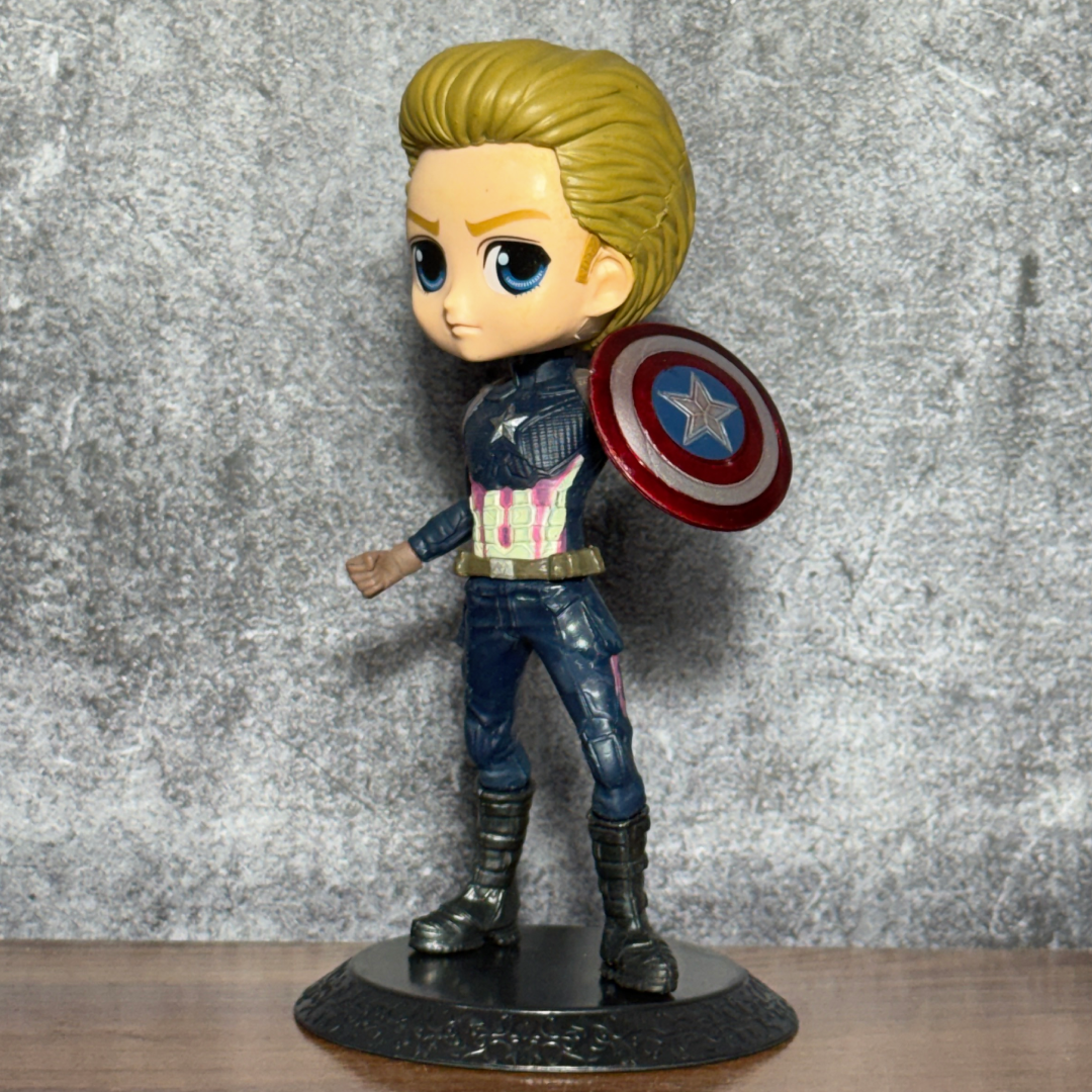 Unmasked Captain America Q Posket Figure || MARVEL