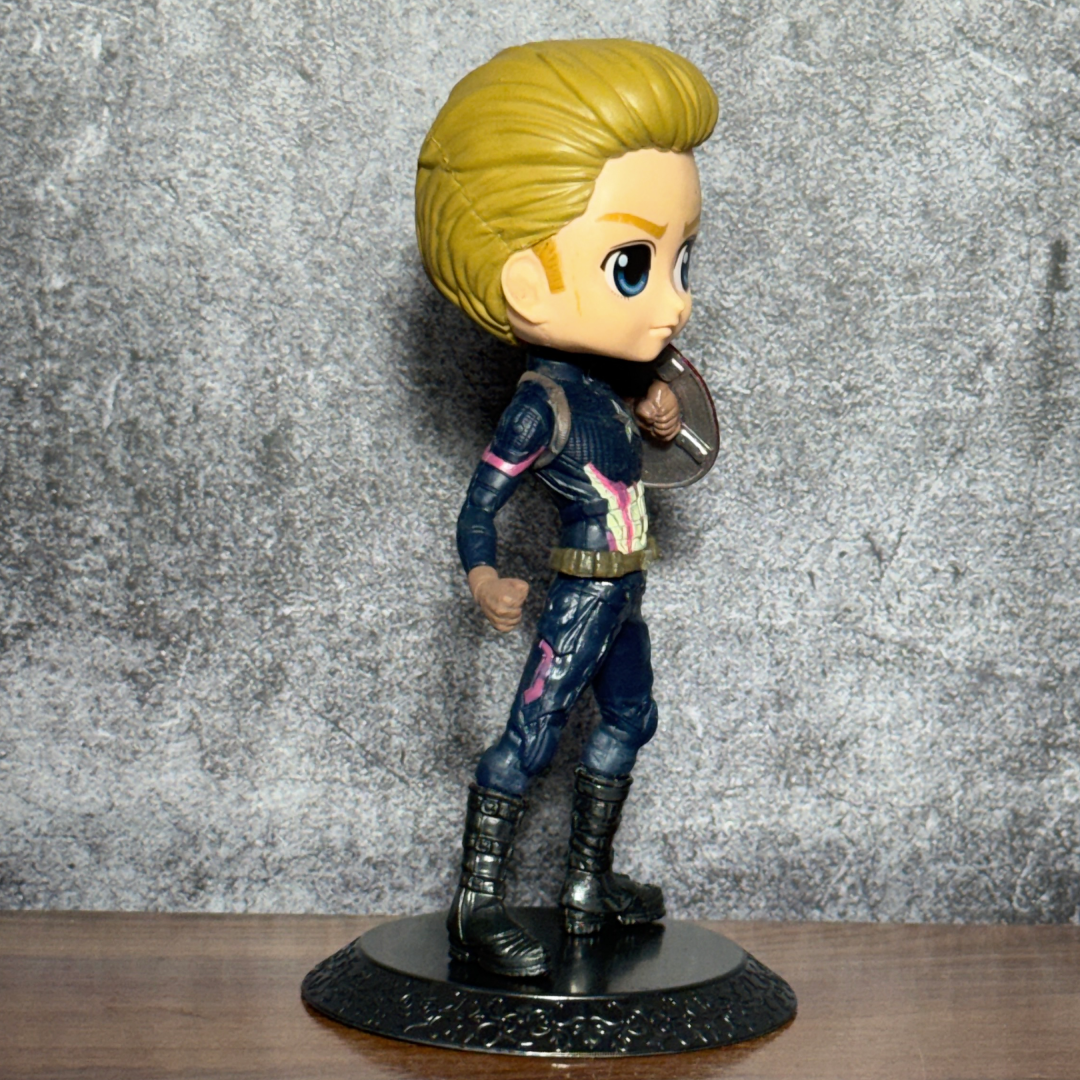 Unmasked Captain America Q Posket Figure || MARVEL
