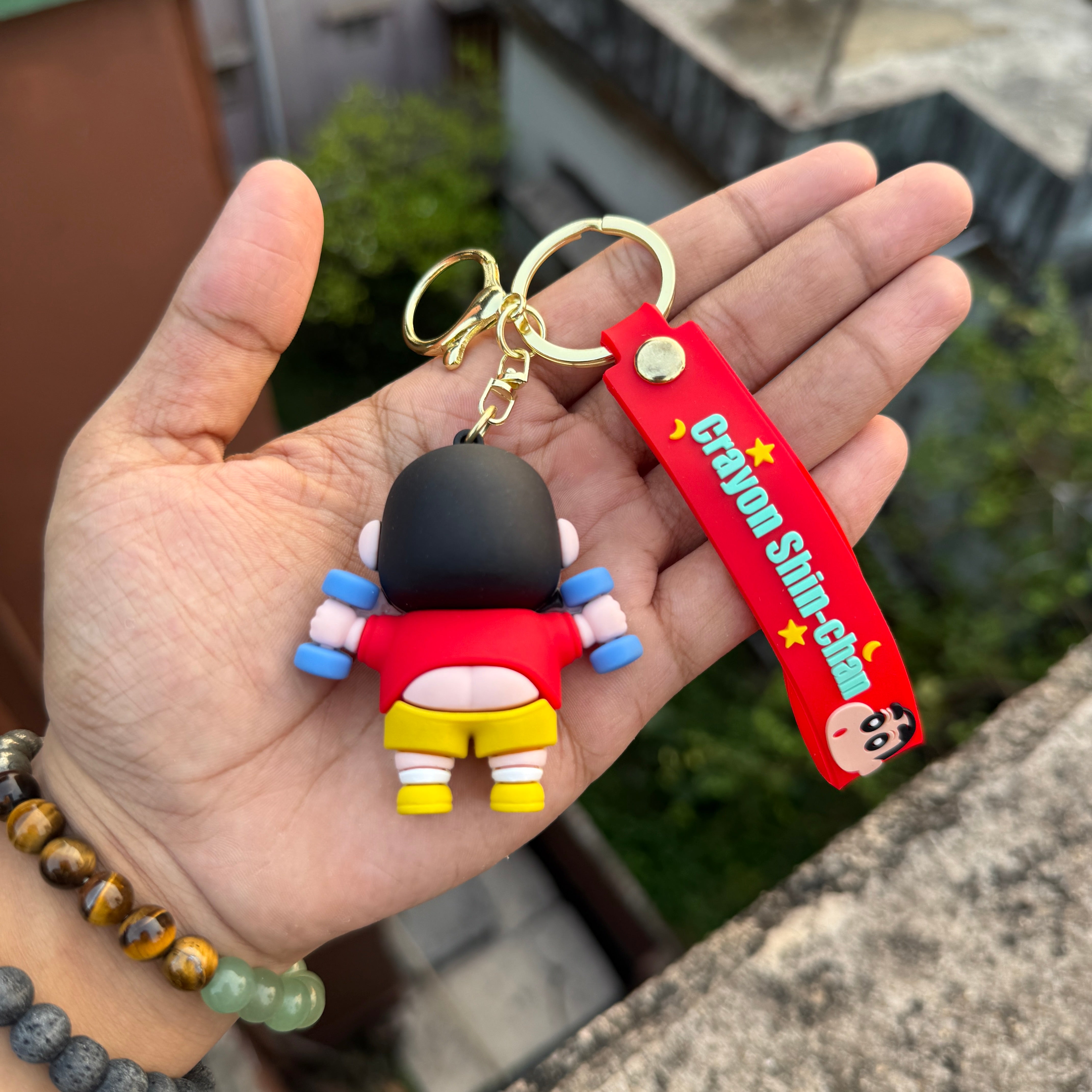 Shinchan Action Figures 3D Rubber Keychain keyring || SHINCHAN