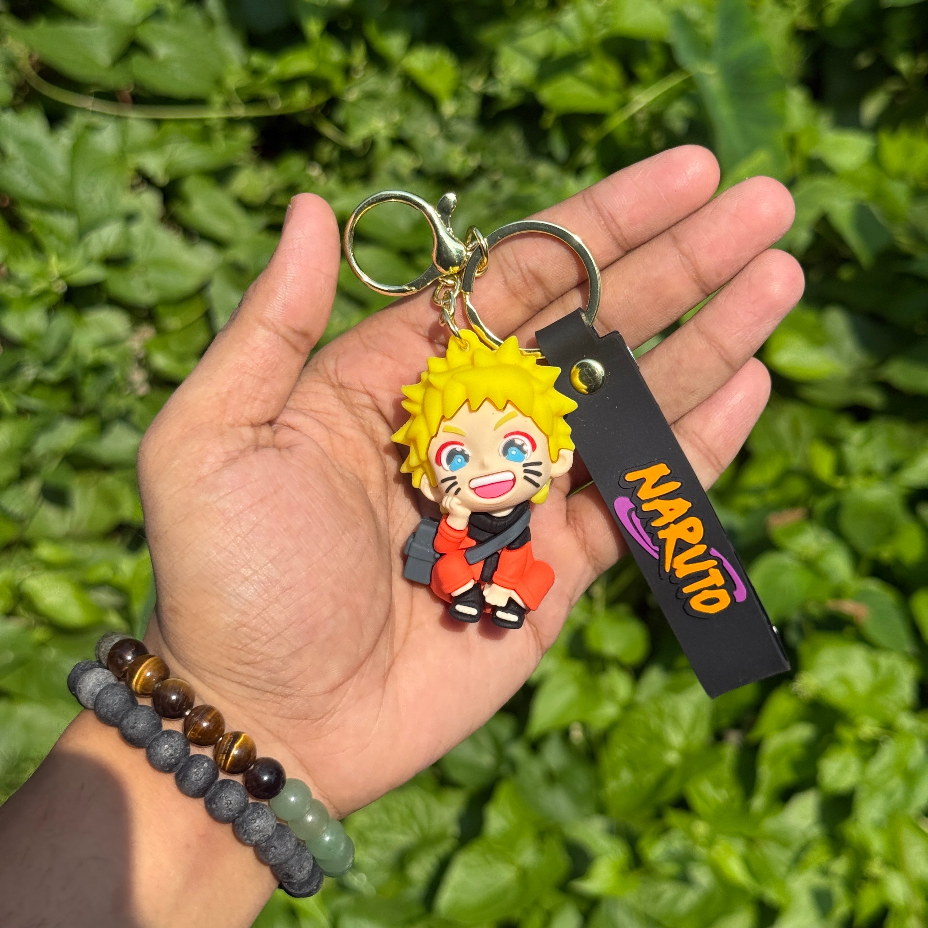 Naruto Action Figures 3D Rubber Keychain keyring || NARUTO