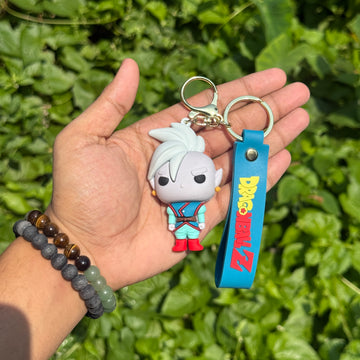Dragon Ball Z Supreme Kai Shin Action Figures 3D Rubber Keychain keyring || DRAGON BALL Z