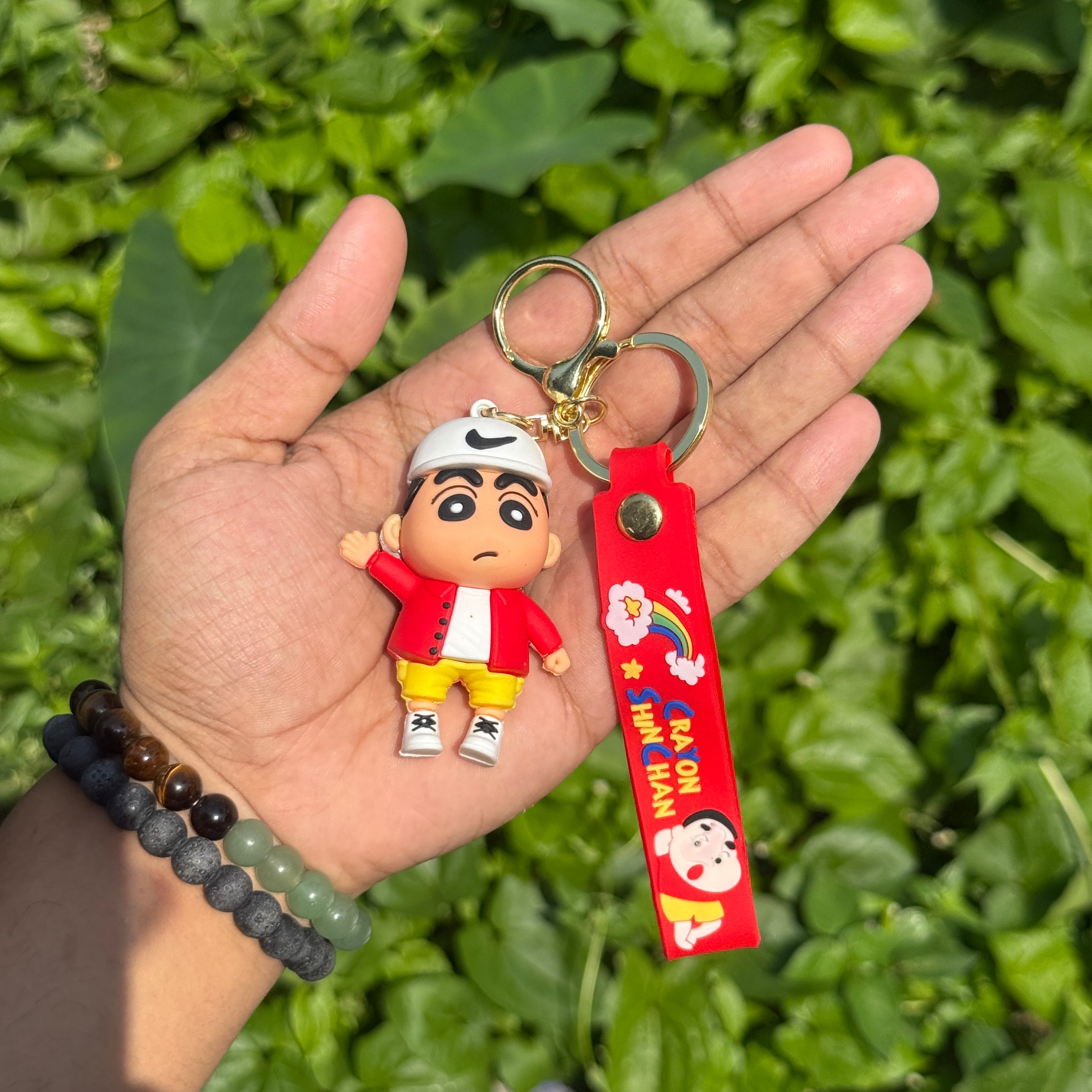 Shinchan Action Figures 3D Rubber Keychain keyring || SHINCHAN