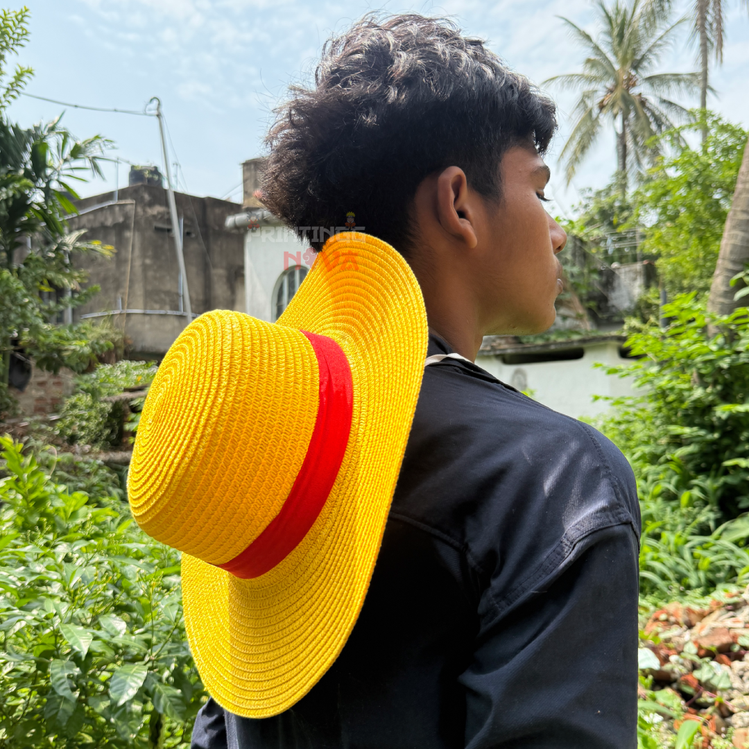 One Piece Monkey D. Luffy Straw Hat || Premium Anime Cosplay Accessory || ONE PIECE