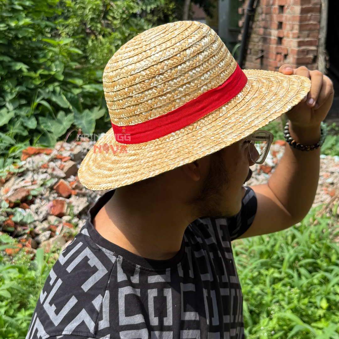 One Piece Monkey D. Luffy Straw Hat || Premium Anime Cosplay Accessory || ONE PIECE