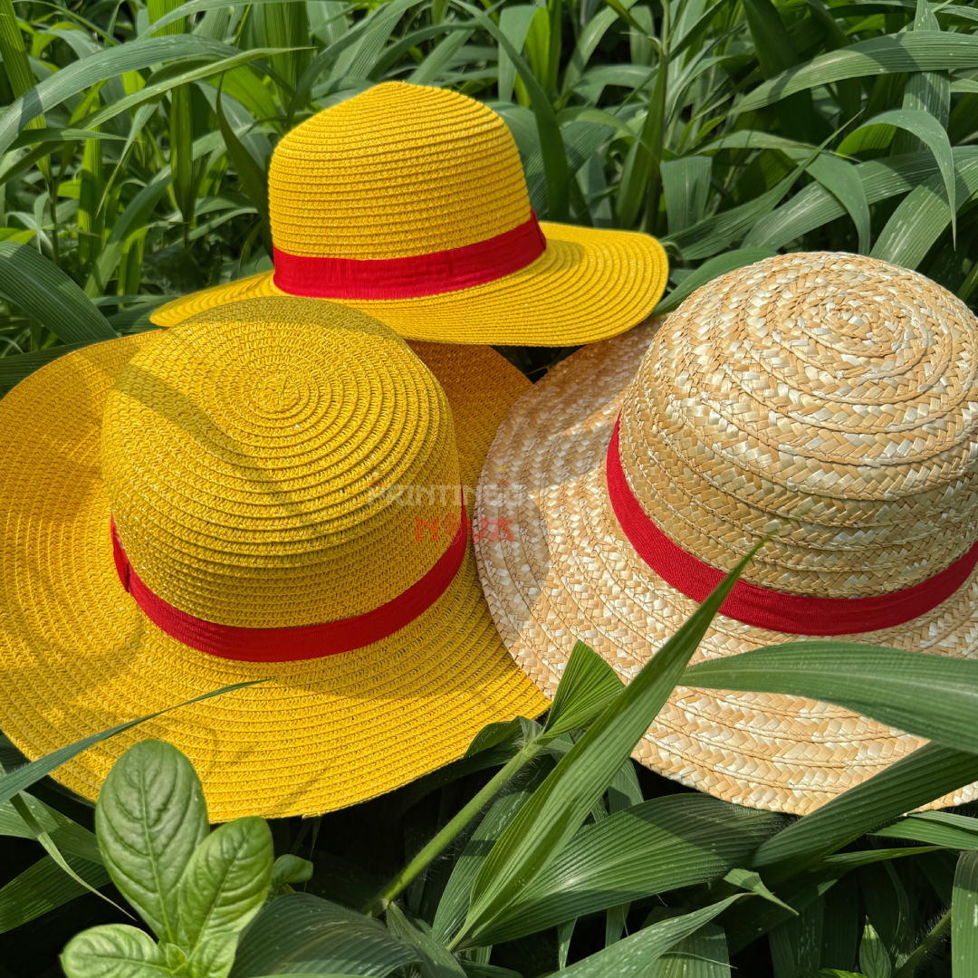 One Piece Monkey D. Luffy Straw Hat || Premium Anime Cosplay Accessory || ONE PIECE