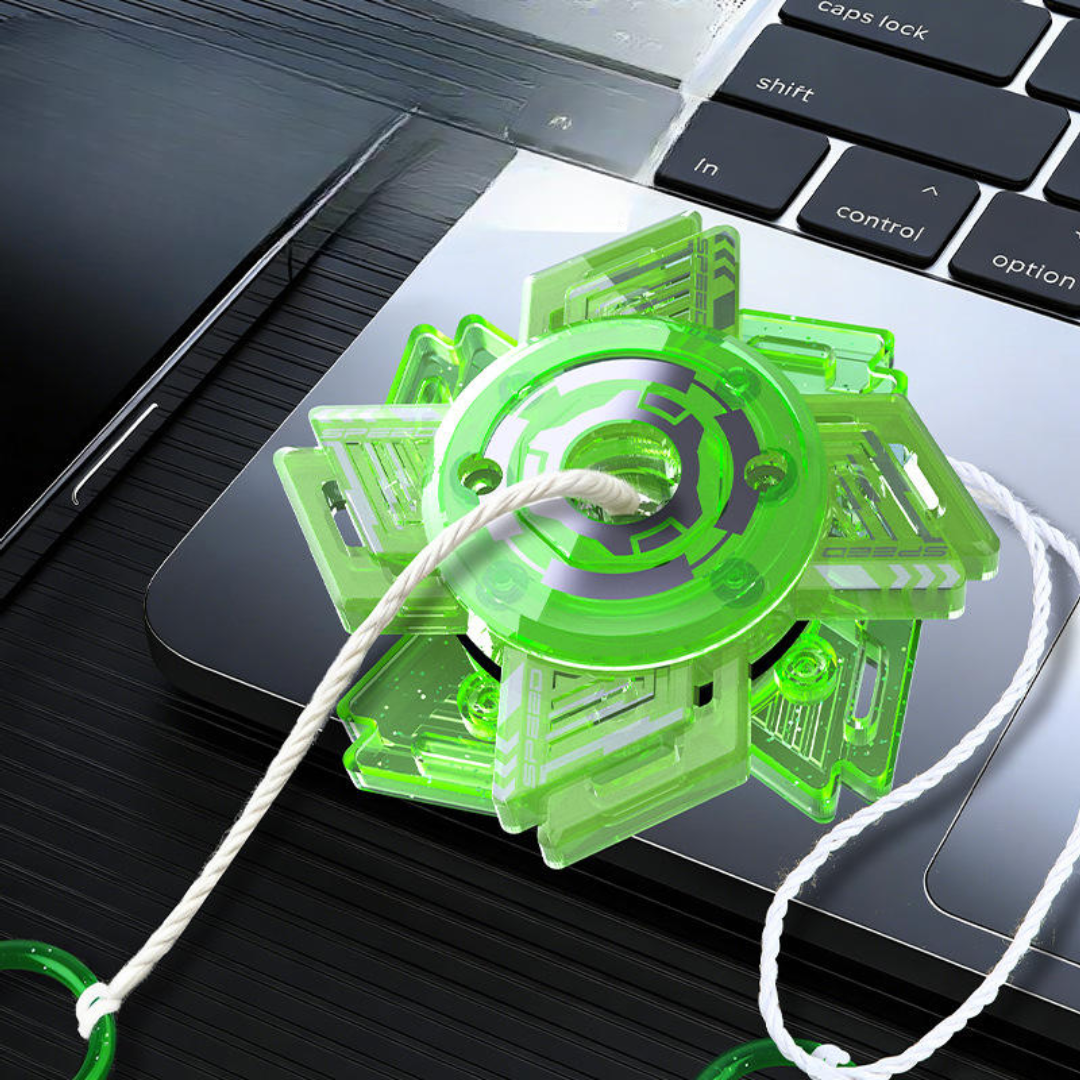 High-Speed Sparking Spinner Gyroscope with Luminous Motion Effects || Stress-Relief Toy || Trending Item