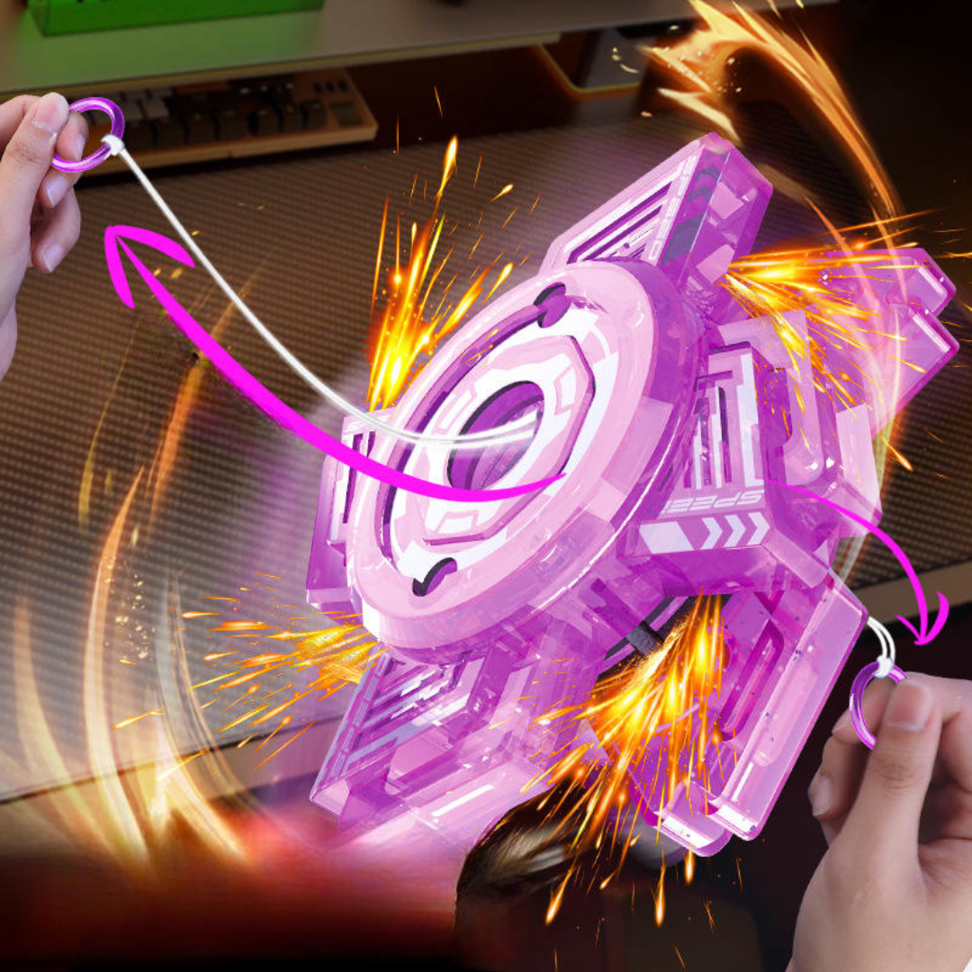 High-Speed Sparking Spinner Gyroscope with Luminous Motion Effects || Stress-Relief Toy || Trending Item