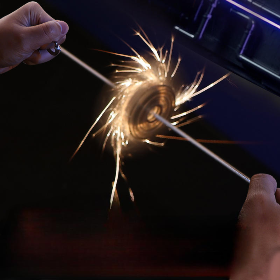 High-Speed Sparking Spinner Gyroscope with Luminous Motion Effects || Stress-Relief Toy || Trending Item