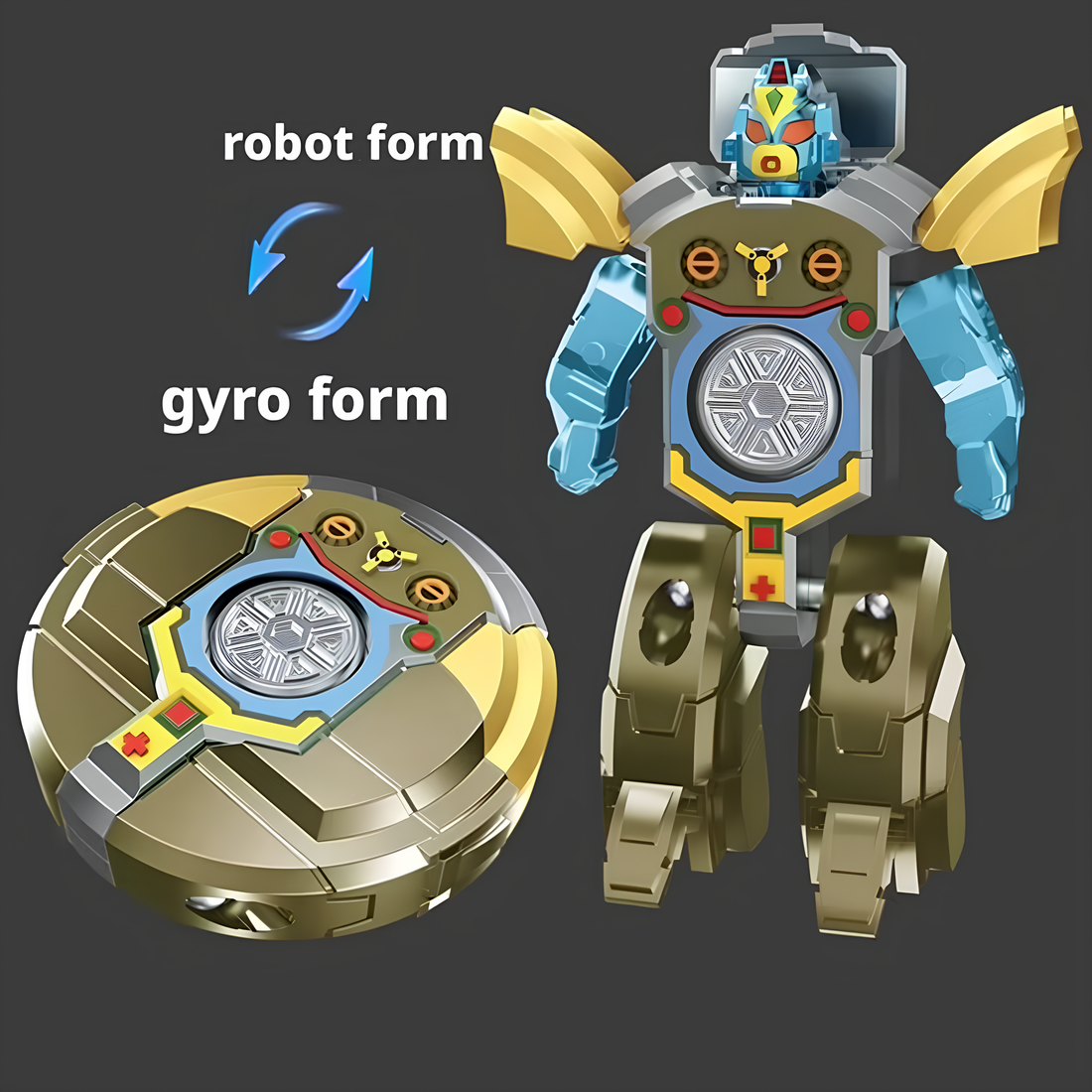 Ultimate Robot-to-Gyro Transforming Fidget Spinner || 2-Mode Sensory Fidget Spinner for Kids & Adults || TRENDING