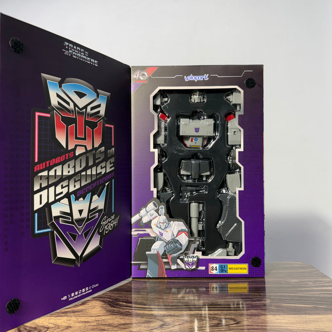 Yolopark Transformers G1 Megatron 20cm AMK Series Advance Model Kit - 40th Anniversary Hasbro Exclusive