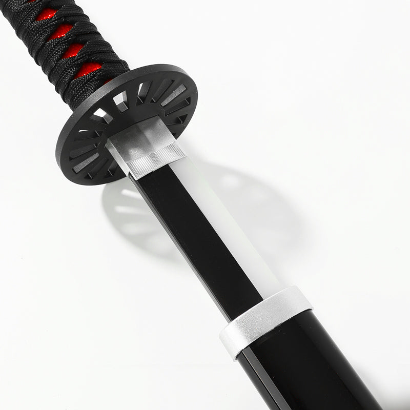*LED*  Demon Slayer Legendary Tanjiro’s Nichirin Cosplay Replica Premium Life Size Led Wooden Katana [104 CM] || DEMON SLAYER