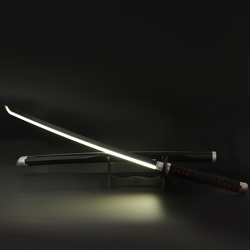 *LED*  Demon Slayer Legendary Tanjiro’s Nichirin Cosplay Replica Premium Life Size Led Wooden Katana [104 CM] || DEMON SLAYER