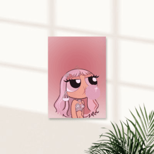 GIRLS AESTHETIC WALL POSTER || PINK || AESTHETIC POSTER #8