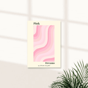 GIRLS AESTHETIC WALL POSTER || PINK || AESTHETIC POSTER #12