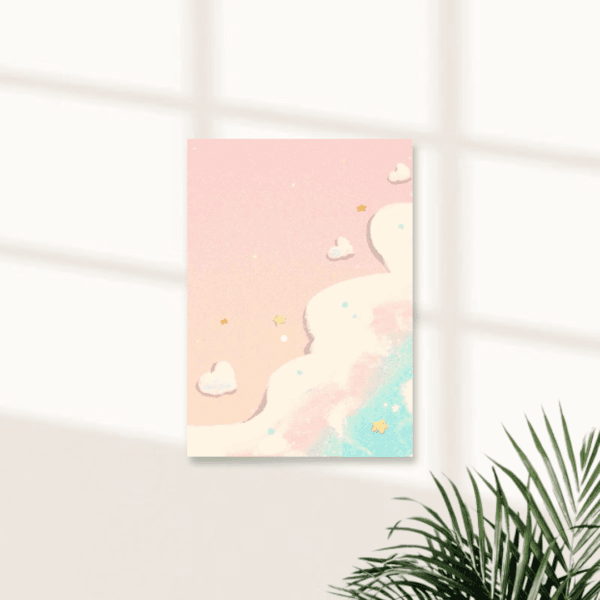 GIRLS AESTHETIC WALL POSTER || PINK || AESTHETIC POSTER #13 - Image 1