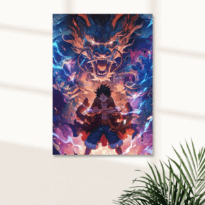 LUFFY WITH DRAGON || ANIME POSTERS || ONE PICE #10