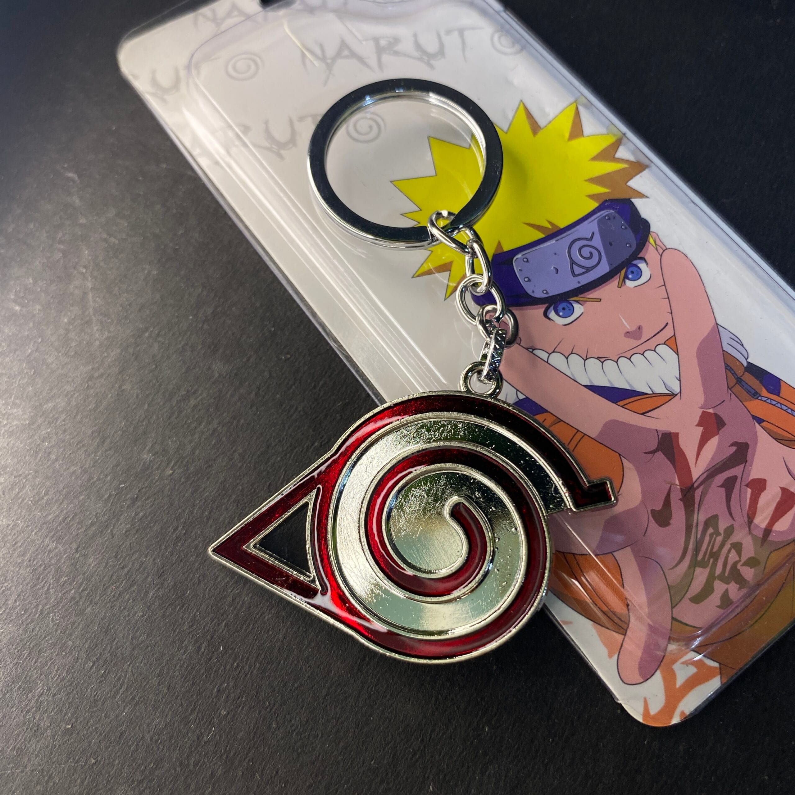 Naruto Leaf Symbol Metal Keychain Keyring || NARUTO