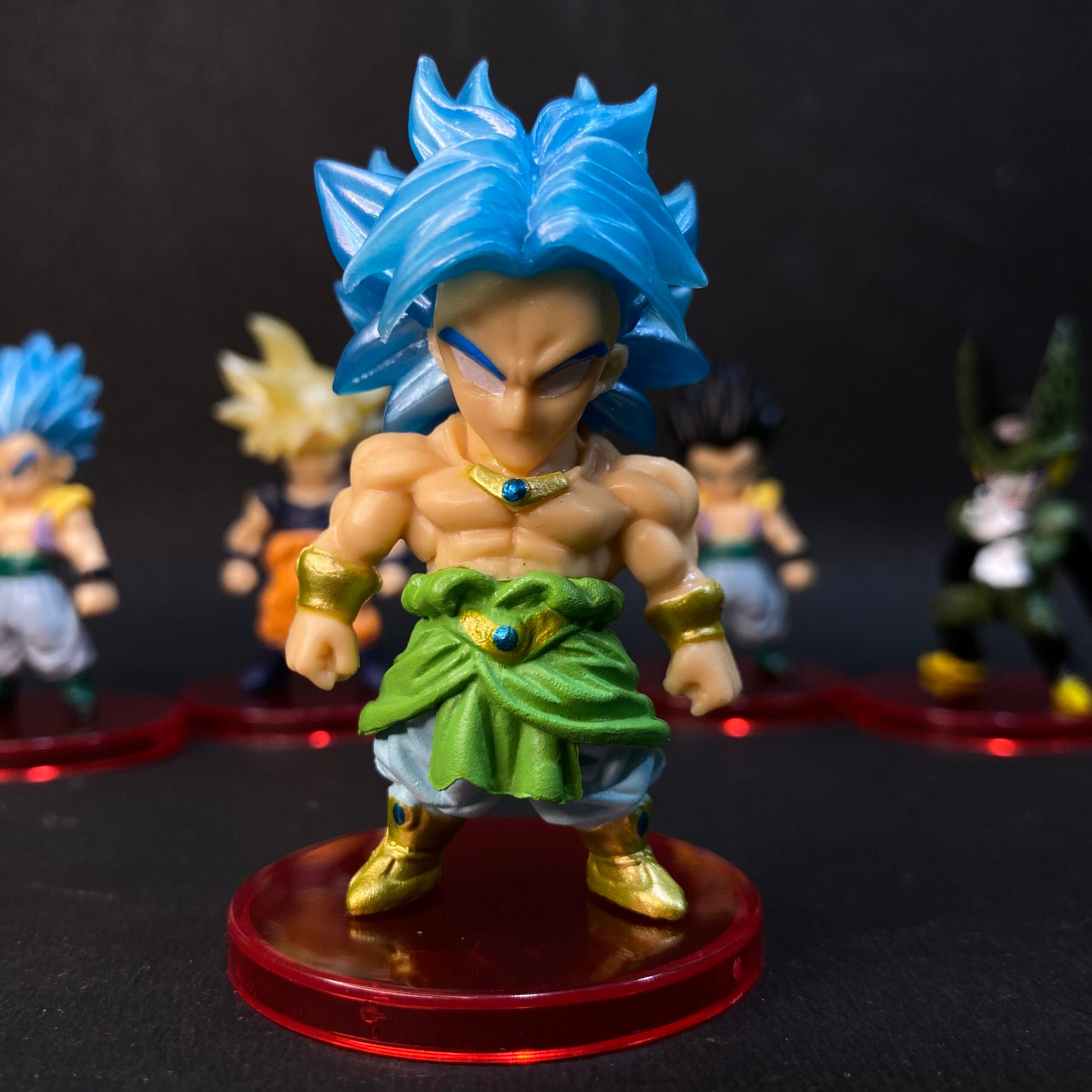 Dragon Ball Z Broly Blue Hair Miniature Action figure PVC (7cms) || Dragon Ball Z #22