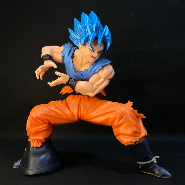 Dragon Ball Z Goku Super Saiyan Blue Hair Action figure PVC (19cms) || DRAGON BALL Z - Image 1