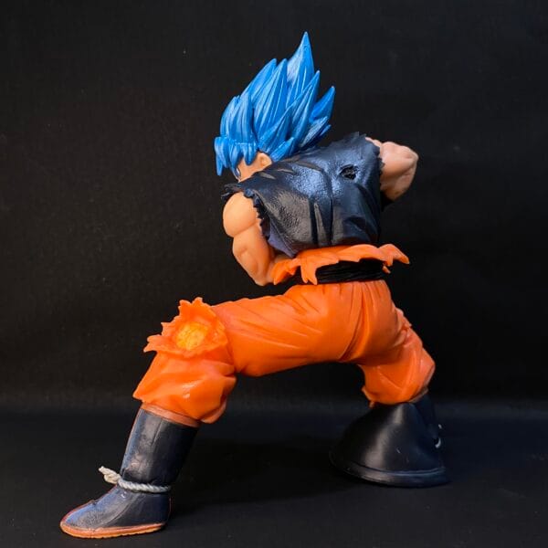 Dragon Ball Z Goku Super Saiyan Blue Hair Action figure PVC (19cms) || DRAGON BALL Z - Image 4