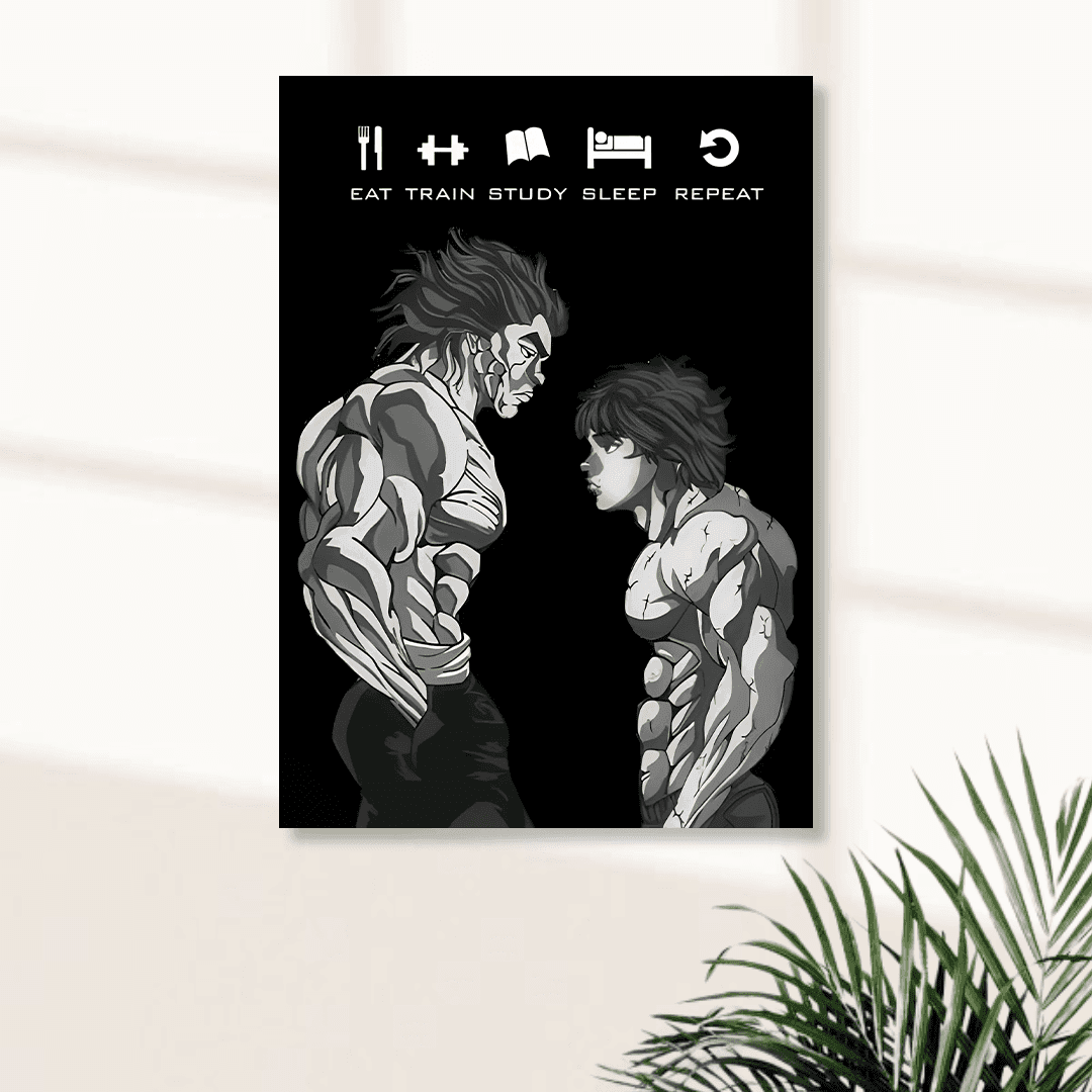 BAKI x YUJIRO || ANIME POSTERS || BAKI HANMA #3