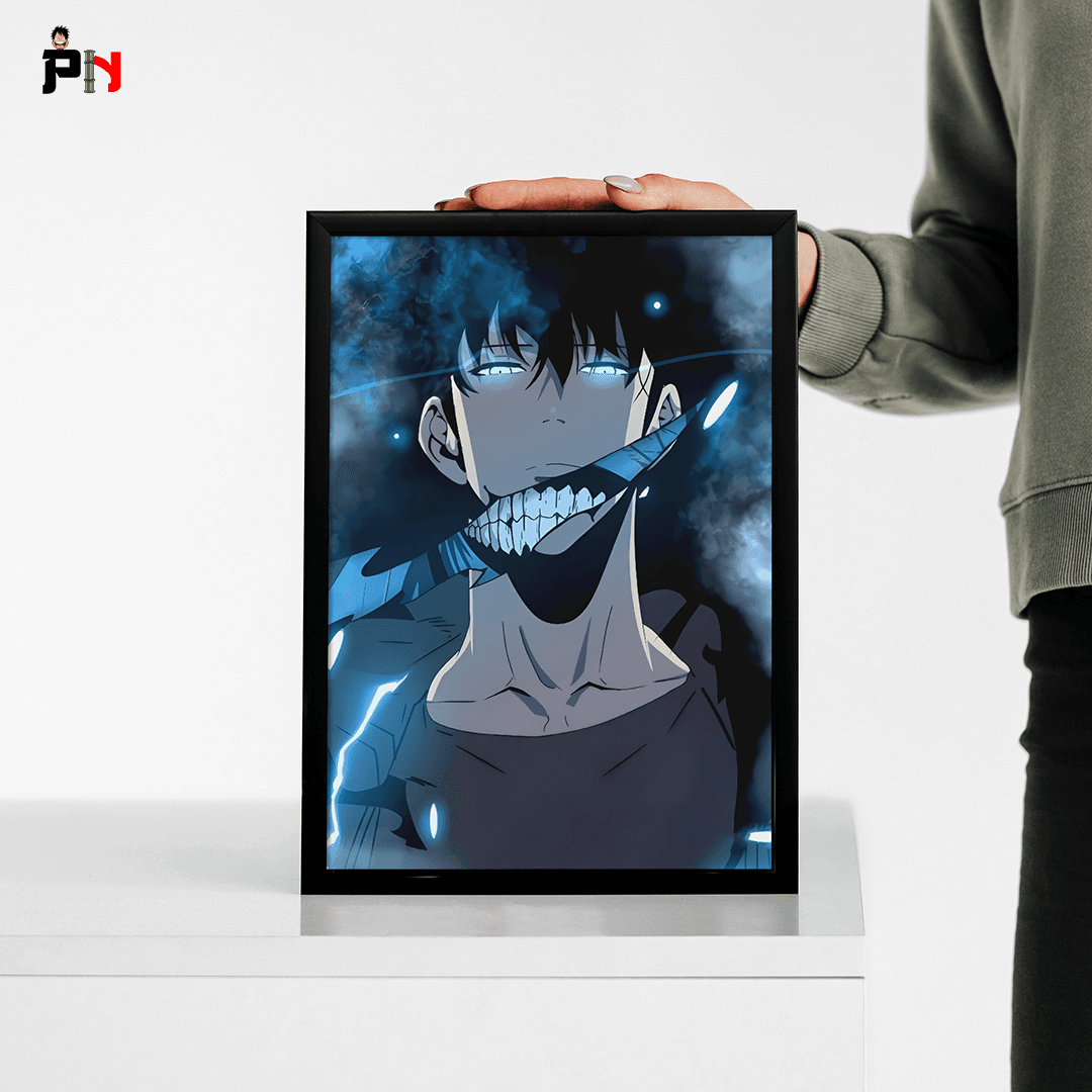 Solo Leveling Sung Jin-woo Anime Frame [ 11.7x8.3 INCHES ] || SOLO LEVELING