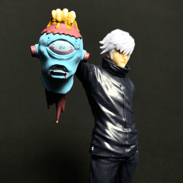 Satoru Gojo with a Jogo dead head Jujutsu Kaisen PVC Action figure [18 cm] || JUJUTSU KAISEN - Image 2