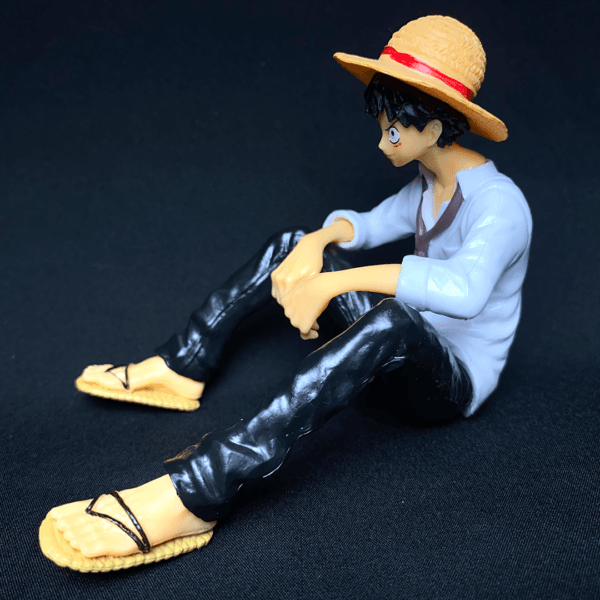 One Piece Monkey D. Luffy Sitting In white Dress with Epic Hat PVC Action figure || ONE PIECE - Image 4