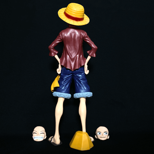 One Piece Monkey D Luffy With 3 Different Faces PVC Action figure [25 cm] || ONE PIECE - Image 7