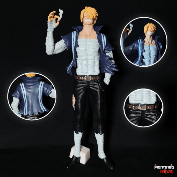 One Piece Vinsmoke Sanji after battle PVC Action figure [28 cm] || ONE PIECE - Image 1