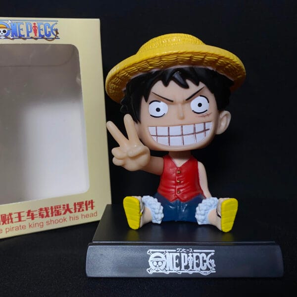 One Piece Monkey D Luffy Limited Edition Bobble Head with Mobile Holder Action Figure [14 cm] || ONE PIECE #3 - Image 1