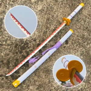 One Piece Rorono Zoro White Enma Cosplay Replica Premium Life Size Wooden Katana [104 CM] || ONE PIECE
