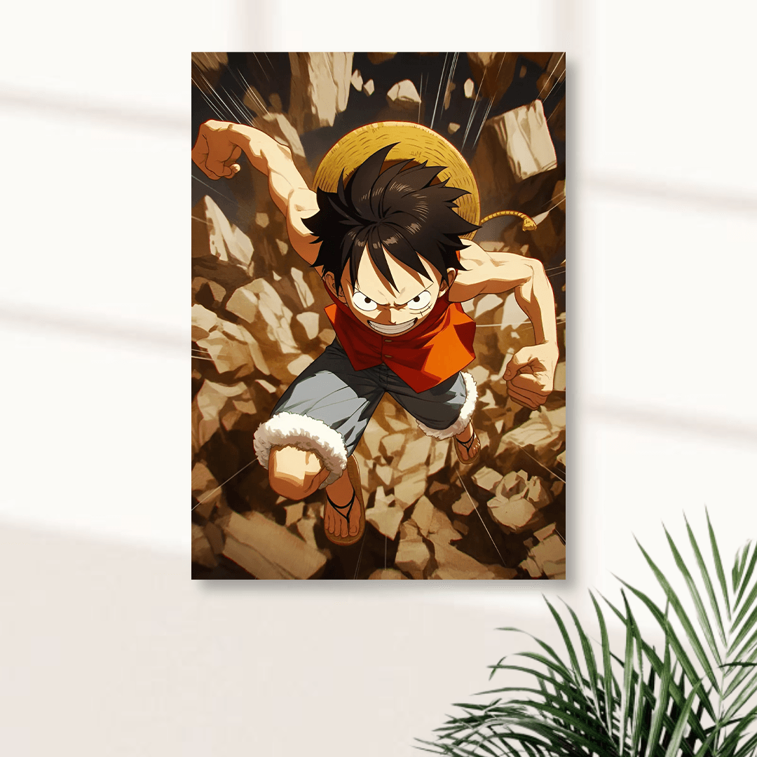MONKEY D. LUFFY WITH HAT || ANIME POSTERS || ONE PICE #18