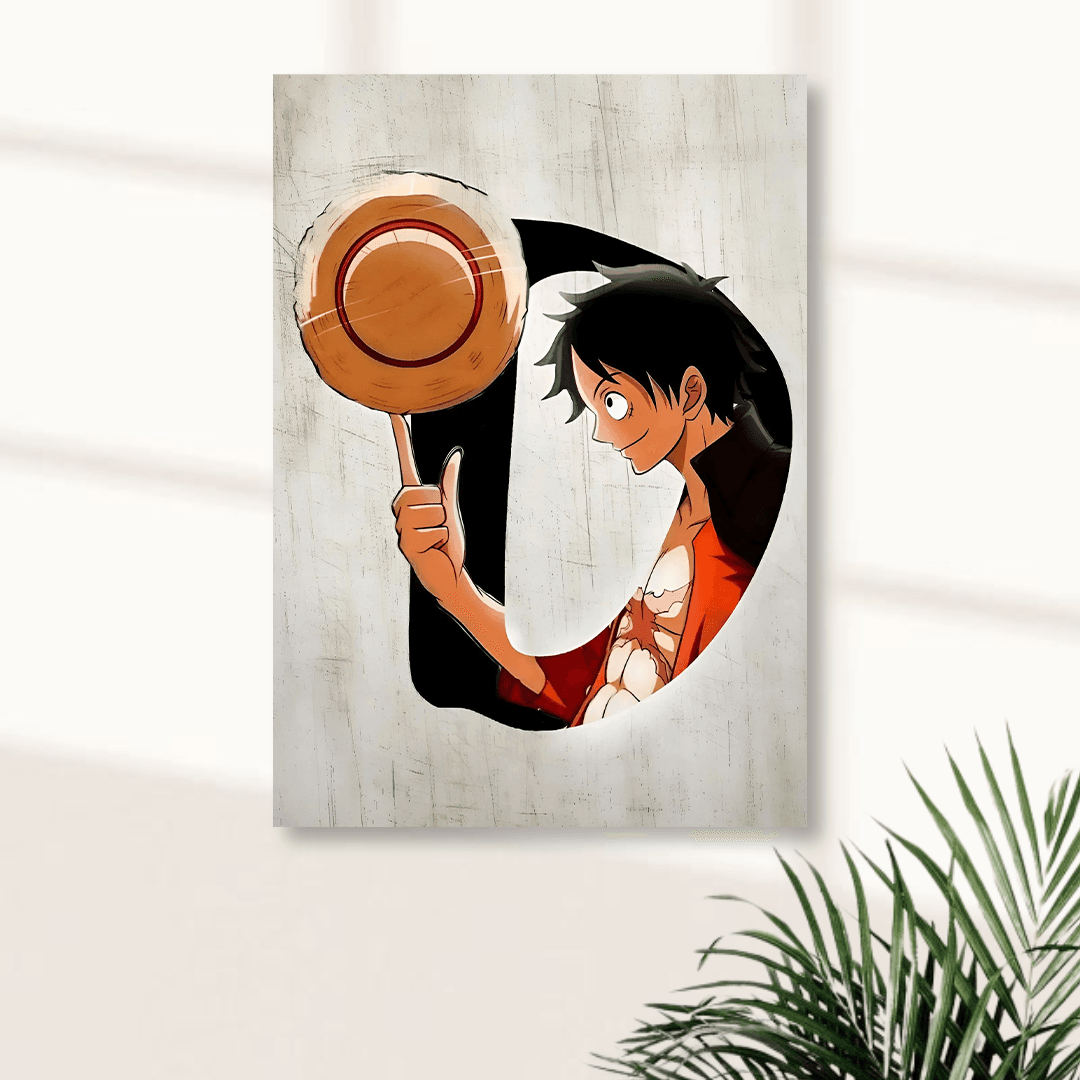 MONKEY D. LUFFY WITH HAT || ANIME POSTERS || ONE PICE #19