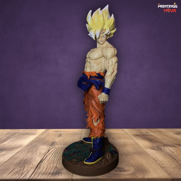Dragon Ball Z Goku Shirtless Big Size Premium Action Figure || [44cm] || DRAGON BALL Z - Image 9