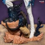 Sanji Fighting Pose With Blue Flames Base & White Dress PVC Action figure [25 cm] || ONE PIECE - Image 4
