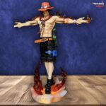 One Piece Portgas D. Ace Open Hand Pose With Light Base Premium PVC Action figure [29 cm] || ONE PIECE - Image 2