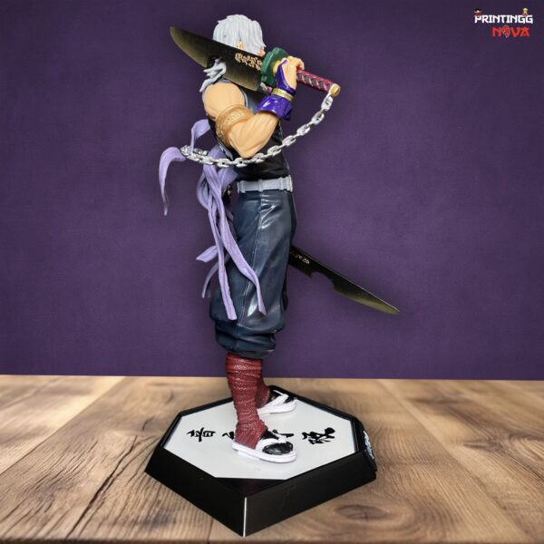 Tengen Uzui Anime Action Figure Demon Slayer PVC Action figure [31 cm] || DEMON SLAYER - Image 9