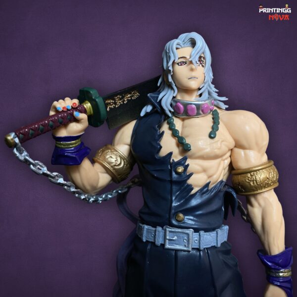 Tengen Uzui Anime Action Figure Demon Slayer PVC Action figure [31 cm] || DEMON SLAYER - Image 2
