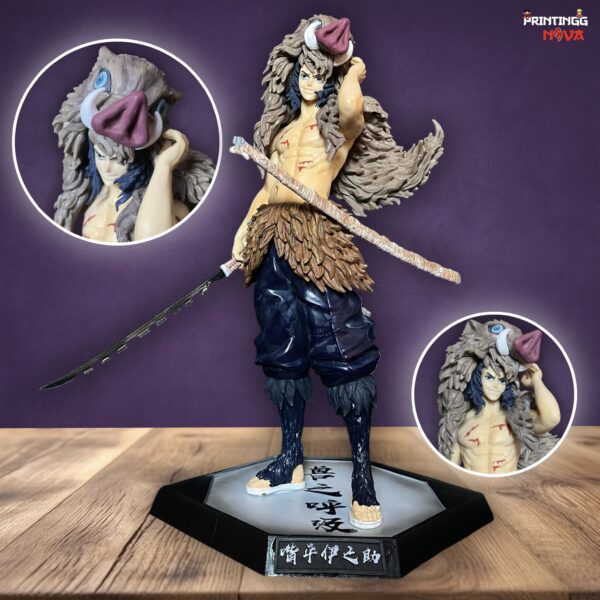 Inosuke Hashibira Anime Action Figure Demon Slayer PVC Action figure [31 cm] || DEMON SLAYER - Image 1