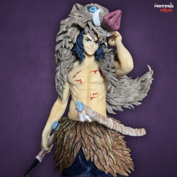 Inosuke Hashibira Anime Action Figure Demon Slayer PVC Action figure [31 cm] || DEMON SLAYER - Image 2